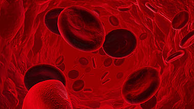 生物医疗3D血液在血管流动视频背景视频的预览图