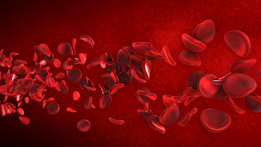3D血小板在血管流动粒子视频背景视频的预览图