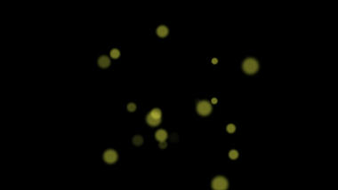 圆圈闪光闪烁光效光斑发光黄色视频特效视频的预览图