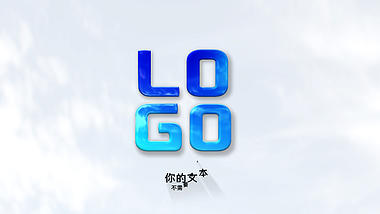 简洁干净光效企业三维LOGO片头ae模板视频的预览图