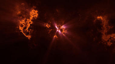 4K宇宙光辉星云背景视频背景视频的预览图