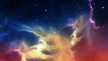 彩色宇宙星云极光背景视频背景视频的预览图
