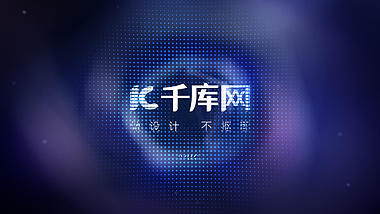 蓝色科技穿梭logo片头视频ae模板视频的预览图