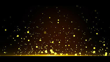 原创4K宽屏金色粒子晚会背景视频的预览图
