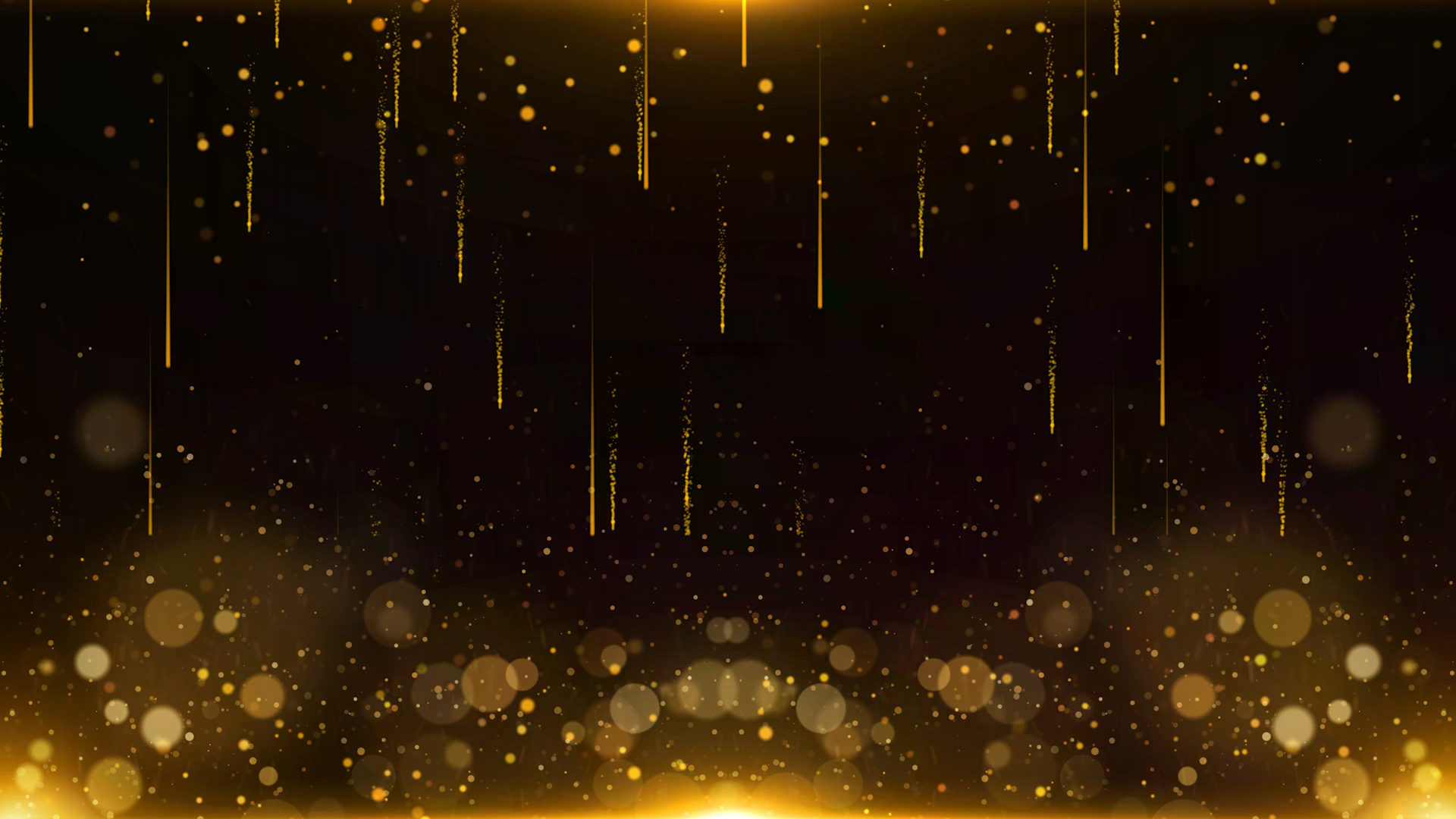 原创4K金色粒子光线年会舞台背景视频的预览图