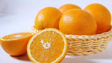 4K新鲜水果橙子鲜橙摆拍生鲜广告素材视频视频的预览图