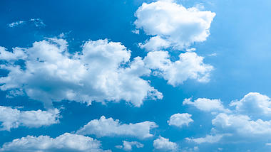 4k实拍夏日蓝天白云云海风光延时云朵延时摄影拍摄视频的预览图