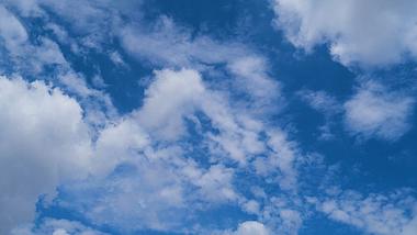 4K天空蓝天白云云层移动延时摄影视频的预览图