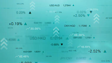 蓝色金融股票股市数据视频动态背景素材视频的预览图