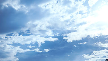 4K蓝天白云云层天空云朵变化延时摄影视频的预览图