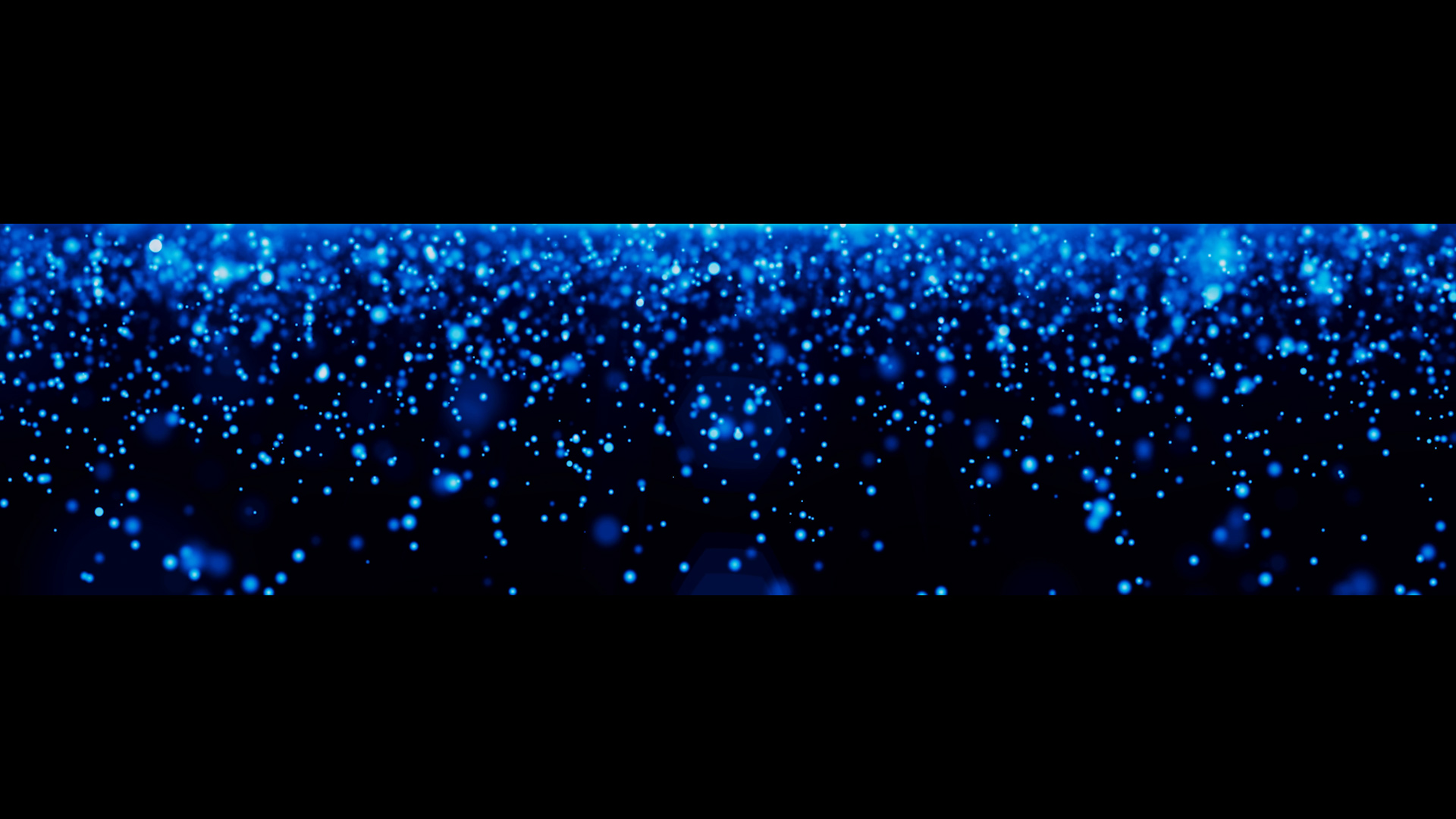 4K超宽屏蓝色科技粒子发散背景视频视频的预览图