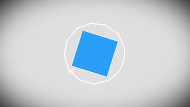 简约圆形变方块图形线条MG动画变化标志片头片尾AE模板视频的预览图