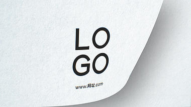 简约白色纸张翻页素描企业LOGO片头ae模板视频的预览图