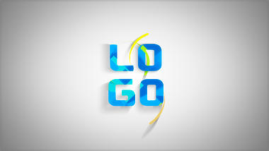 简约彩色色块组合企业LOGO片头片尾ae模板视频的预览图