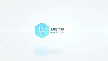 简洁光效企业LOGO展示片头片尾ae模板视频的预览图