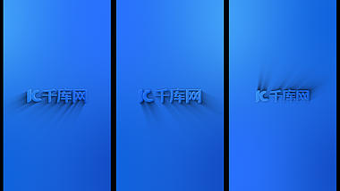 创意竖屏蓝色logo片头视频ea模板视频的预览图