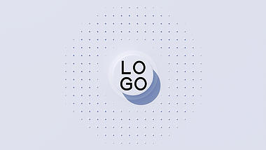 简洁白色图形动画企业LOGO片头片尾ae模板视频的预览图