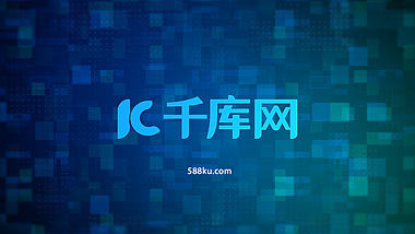 现代马赛克科技风logo片头片尾视频ae模板视频的预览图