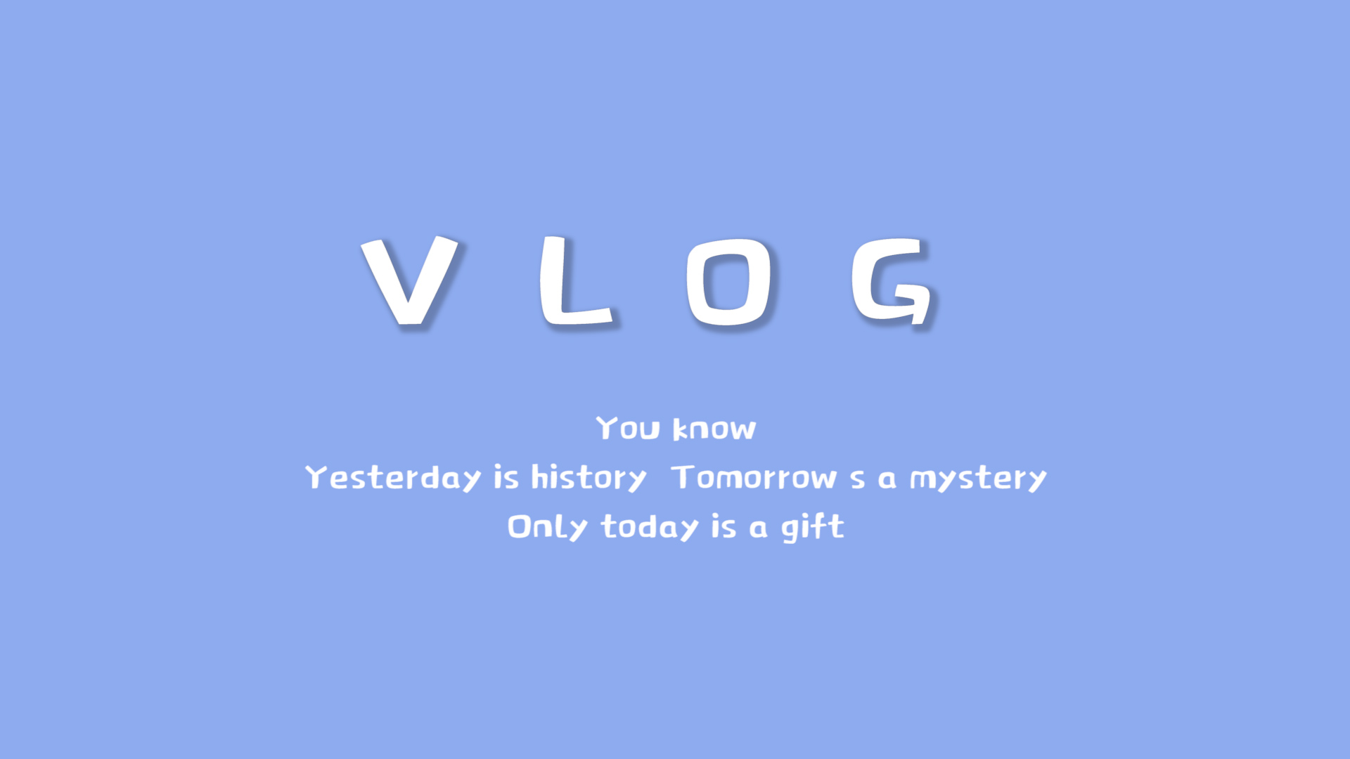 清新风格的Vlog视频模板视频的预览图