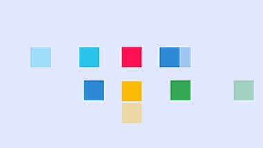 清新简约彩色方块拼凑mg动画logo片头片尾视频ae模板视频的预览图