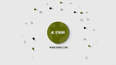 创意小球扁平MG动画企业片头片尾展示AE模板视频的预览图