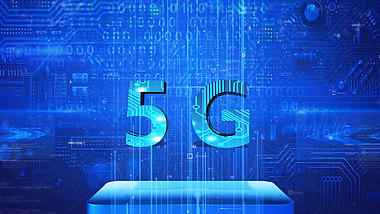 数字飞速蓝色5G科技视频动态背景素材视频的预览图