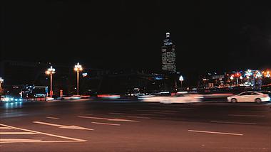 4K拍摄贵阳会展城城市夜景车流延时视频的预览图