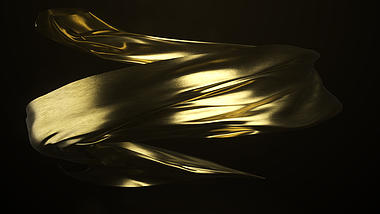 大气金色丝绸缠绕出现LOGO片头ae模板视频的预览图