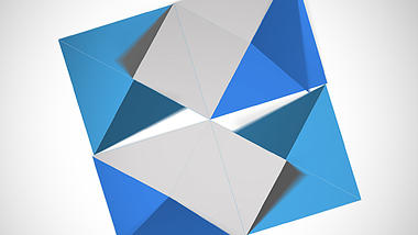 创意折纸商务感logo片头视频ae模板视频的预览图