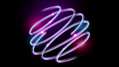 动感彩色炫光光圈光线粒子光效带通道特效素材视频的预览图