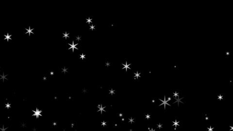 白色星星粒子光点光效漂浮带通道光效素材视频的预览图