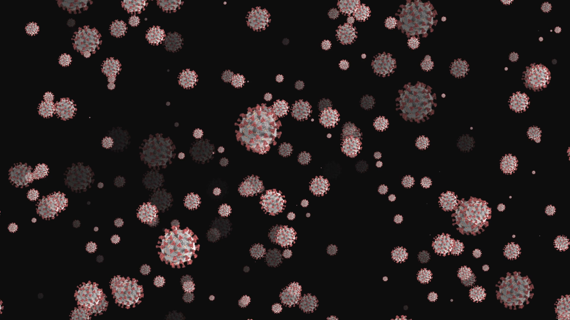 病毒粒子漂浮AE模板视频的预览图