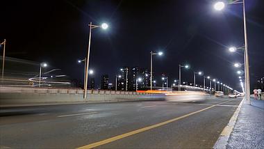 4K延时拍摄贵阳金融城车流灯光夜景实拍视频的预览图