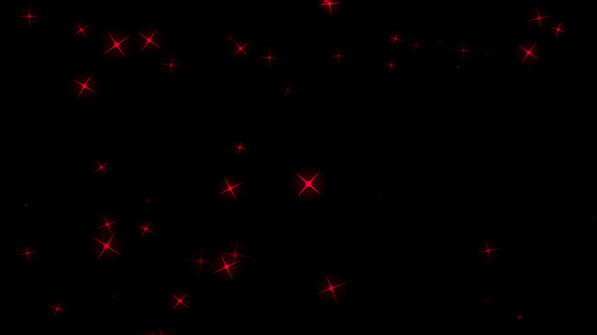 红色星星闪耀通道视频素材AE模板视频的预览图