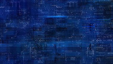 蓝色线条科技背景视频AE模板视频的预览图