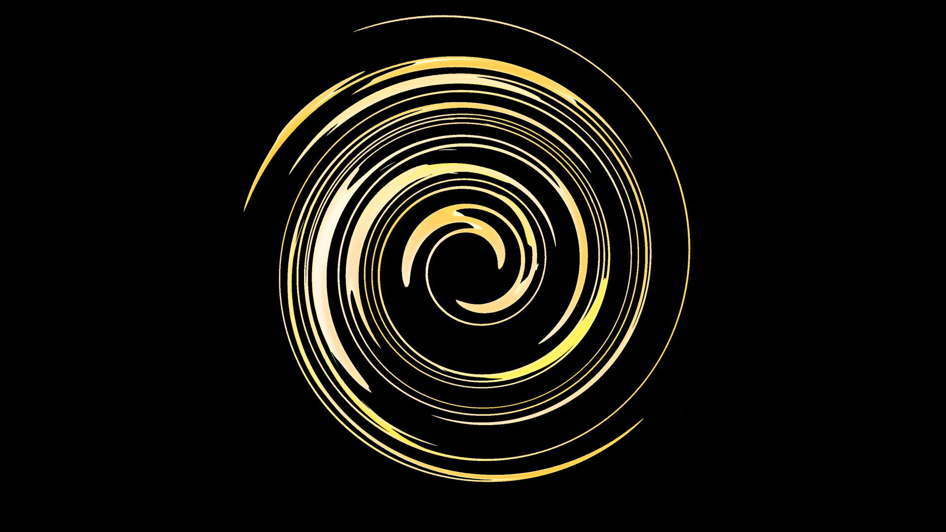金色旋涡魔法特效漩涡带通道视频的预览图