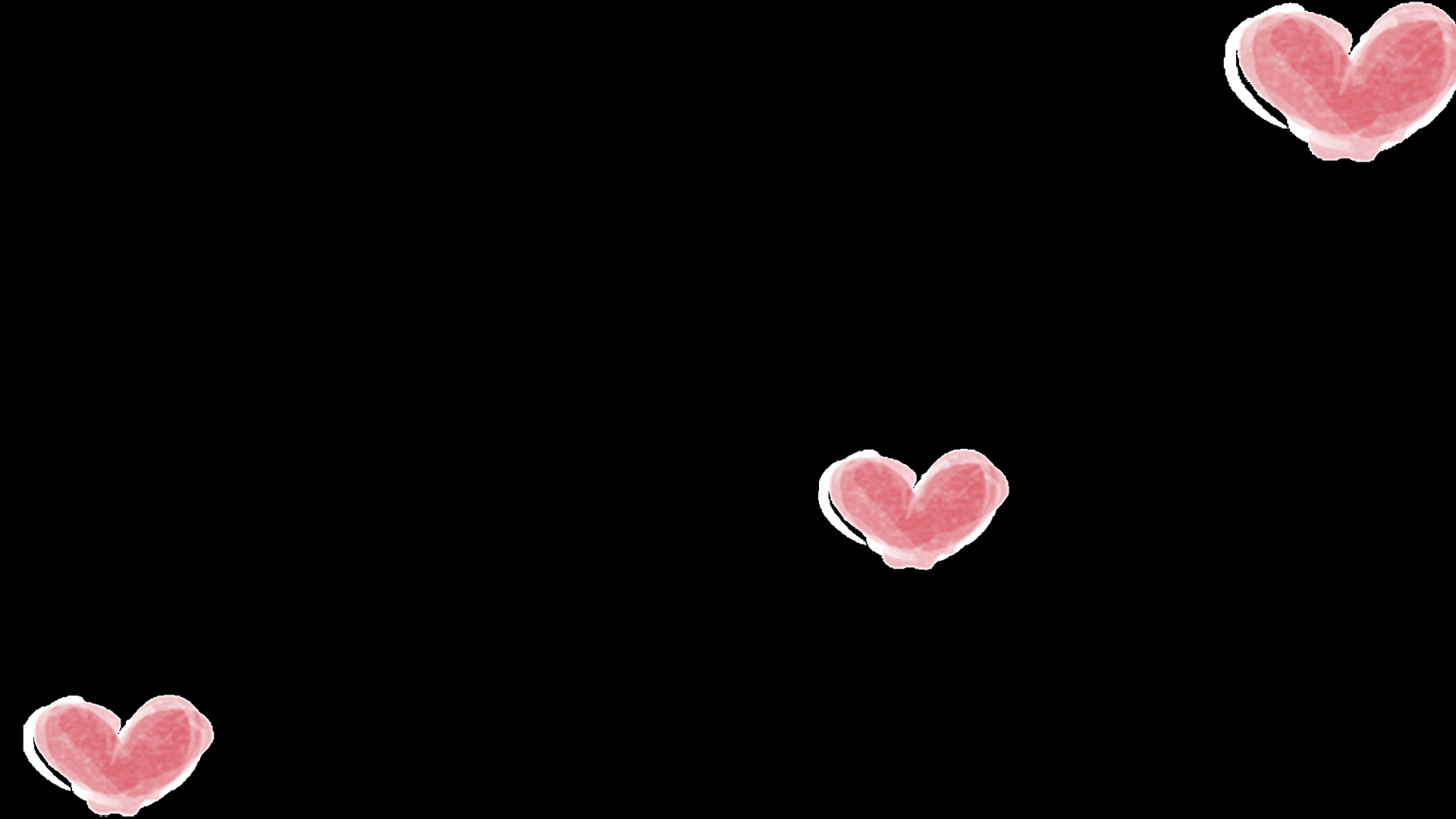 爱心红心心形漂浮粉红色带通道挂件视频的预览图
