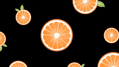 水果橙子平铺底纹分割酸甜视频的预览图