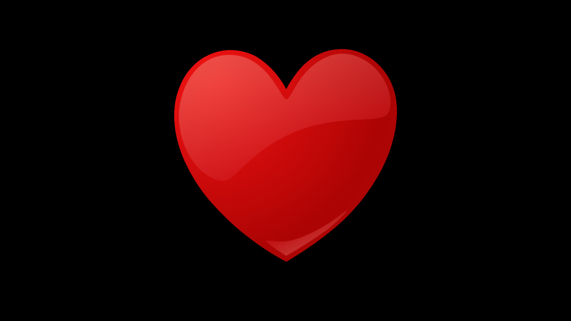 爱心红色红心心形颤动带通道视频的预览图