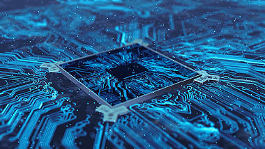 芯片线条科技背景视频AE模板视频的预览图