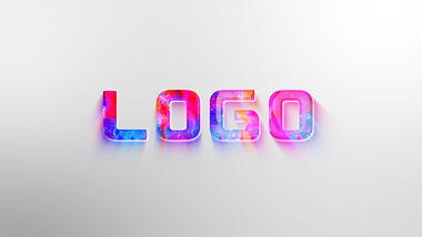 简洁流光溢彩企业LOGO片头视频的预览图