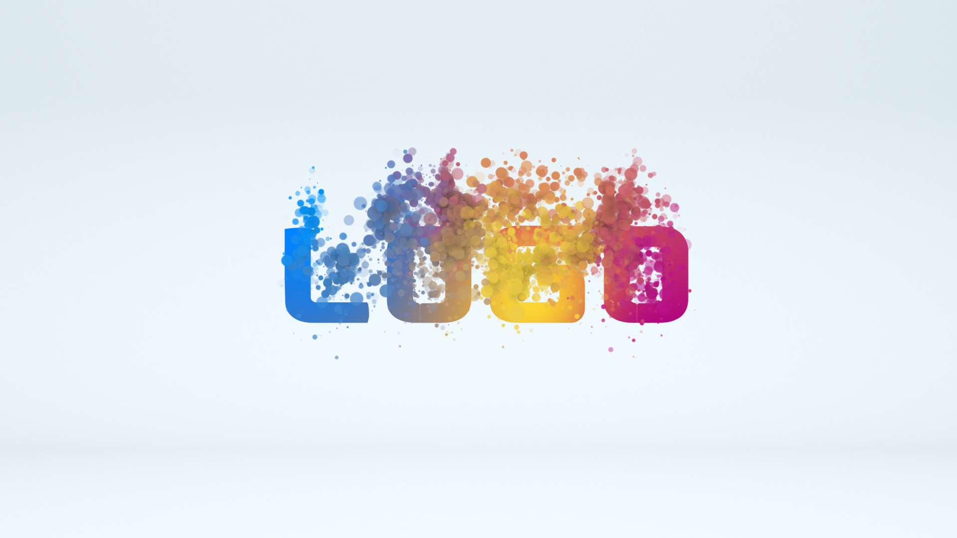 简洁描边彩色粒子企业LOGO片头视频的预览图