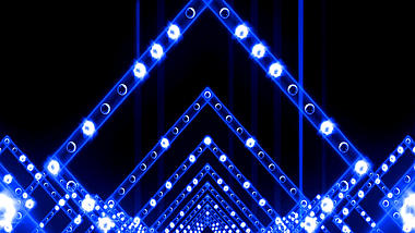 蓝色炫酷夜店LED背景视频AE模板视频的预览图