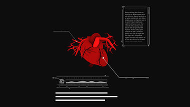 3D医疗心脏通道视频素材模板视频的预览图