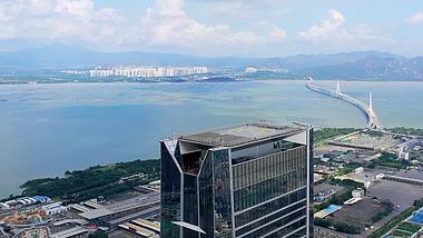 4k深圳市深圳湾一号环绕航拍视频的预览图
