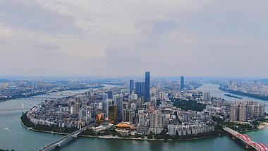 4K航拍广西柳州城市全景视频的预览图