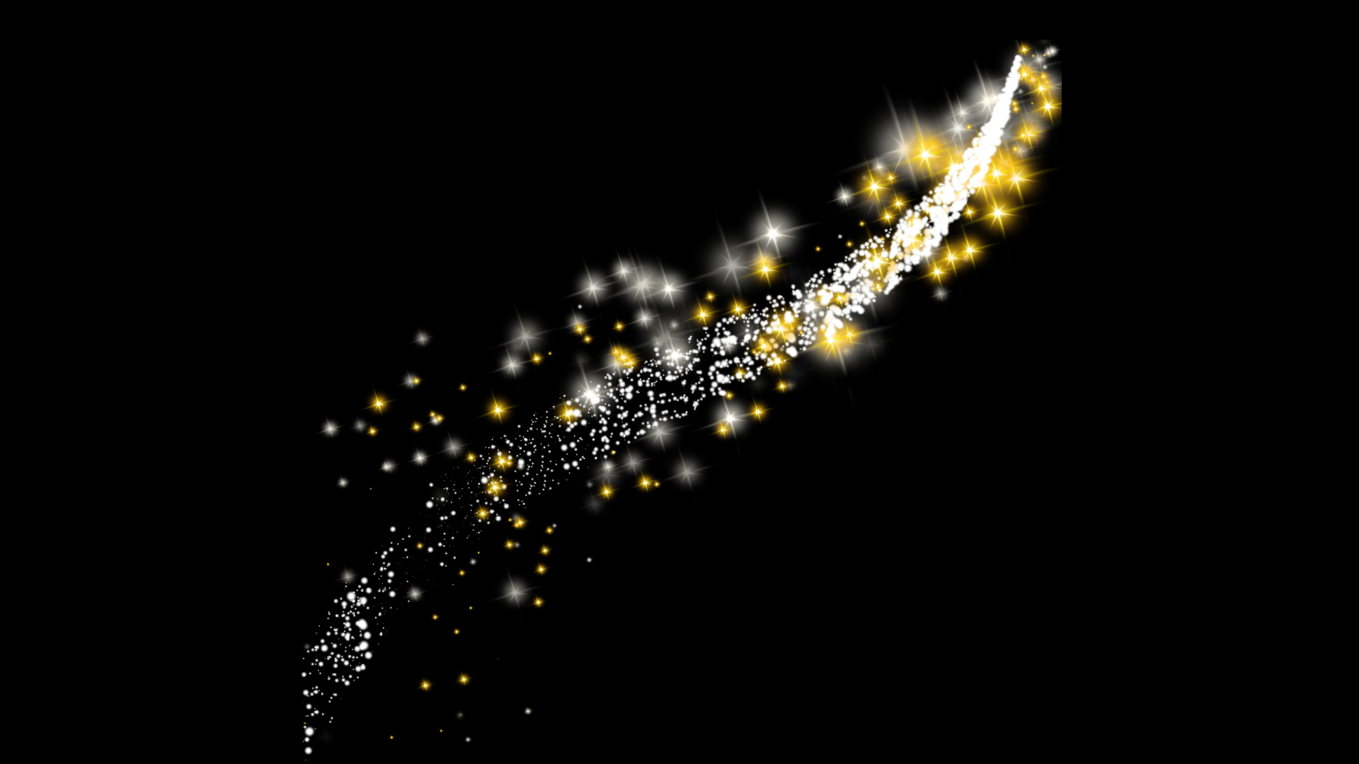 发光星星粒子特效闪闪光效光光线带通道素材视频的预览图