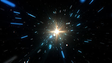 大气粒子光线隧道快速穿梭LOGO片头视频的预览图