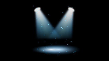 蓝色舞台演出双灯光光效光束带通道视频的预览图