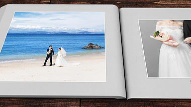 简洁优雅爱情婚礼翻页书本相册影集展示ae模板视频的预览图